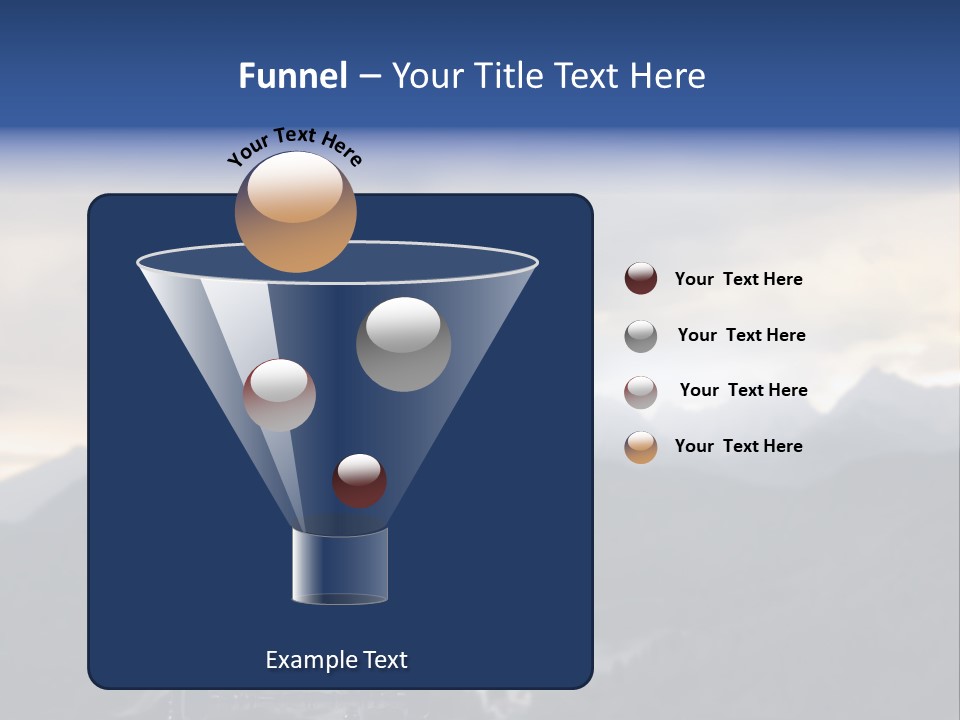 Fashion Outdoor Mountain PowerPoint Template