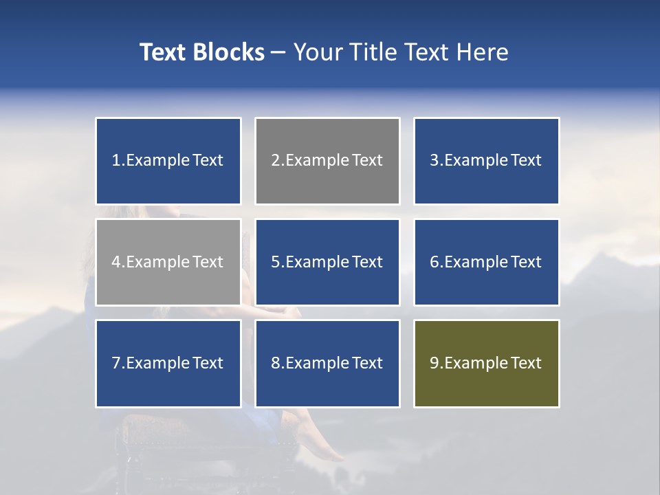 Fashion Outdoor Mountain PowerPoint Template