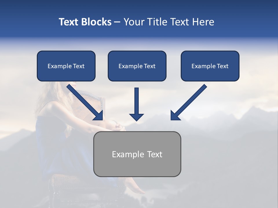 Fashion Outdoor Mountain PowerPoint Template