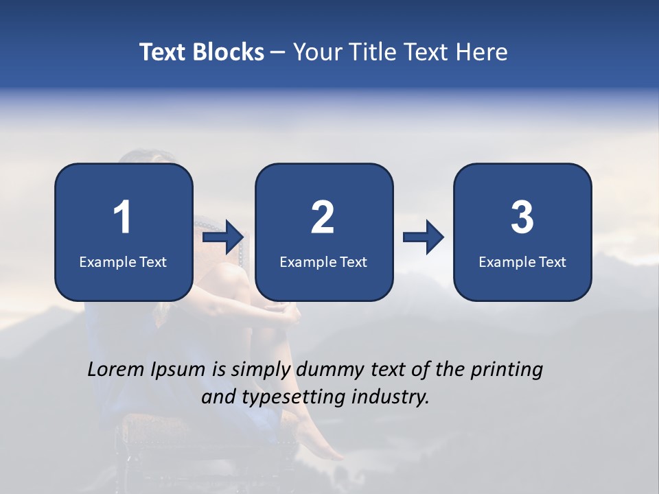 Fashion Outdoor Mountain PowerPoint Template