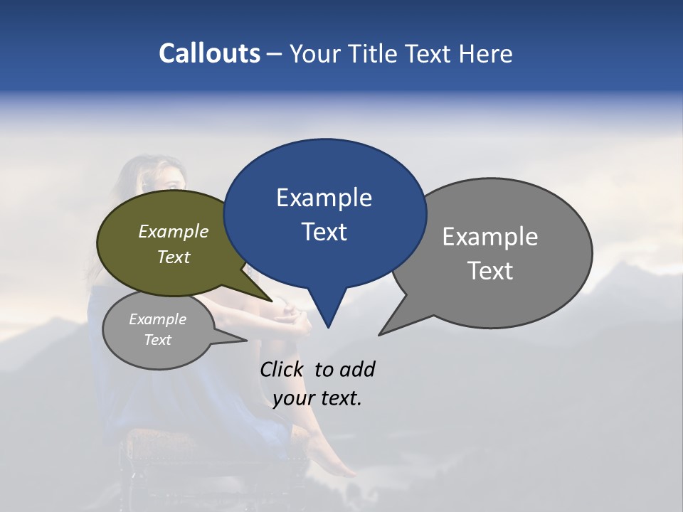 Fashion Outdoor Mountain PowerPoint Template