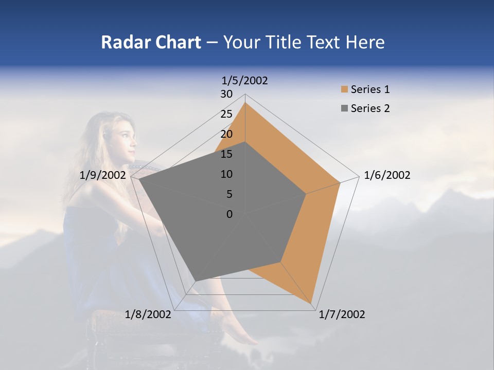 Fashion Outdoor Mountain PowerPoint Template