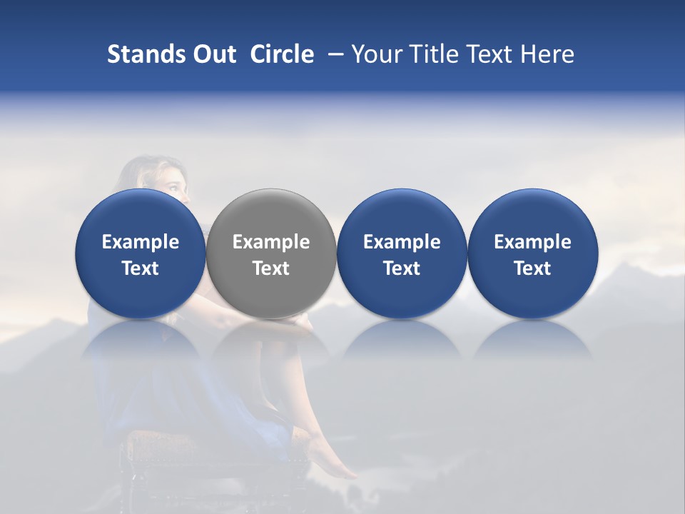 Fashion Outdoor Mountain PowerPoint Template