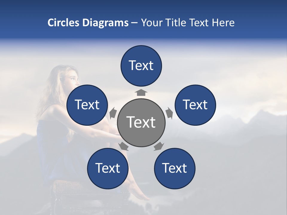 Fashion Outdoor Mountain PowerPoint Template