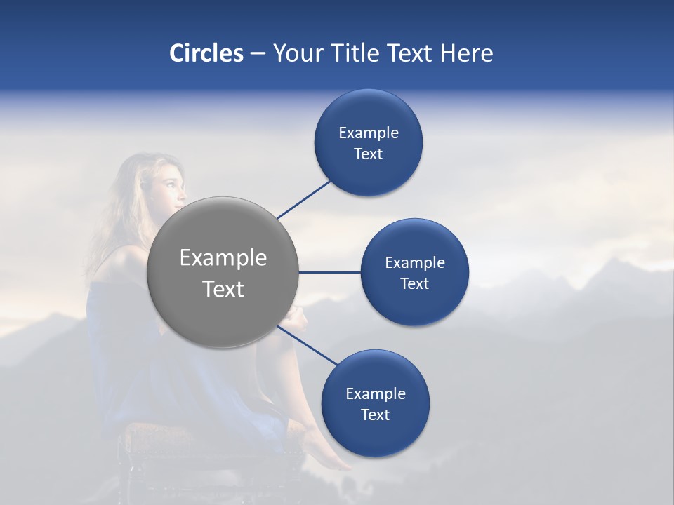 Fashion Outdoor Mountain PowerPoint Template