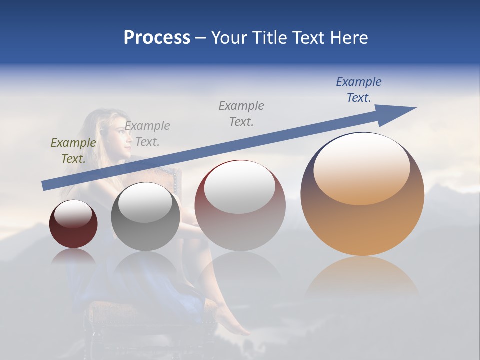 Fashion Outdoor Mountain PowerPoint Template