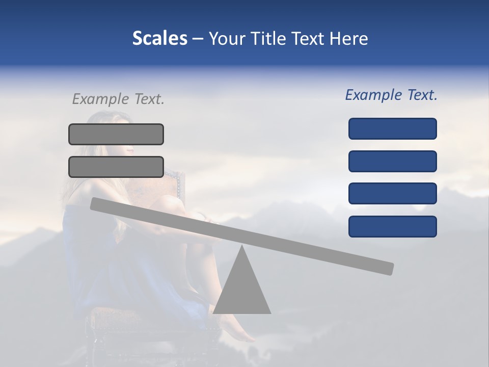 Fashion Outdoor Mountain PowerPoint Template