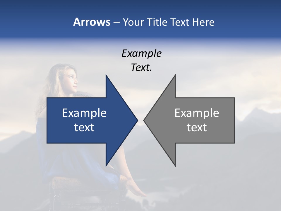 Fashion Outdoor Mountain PowerPoint Template