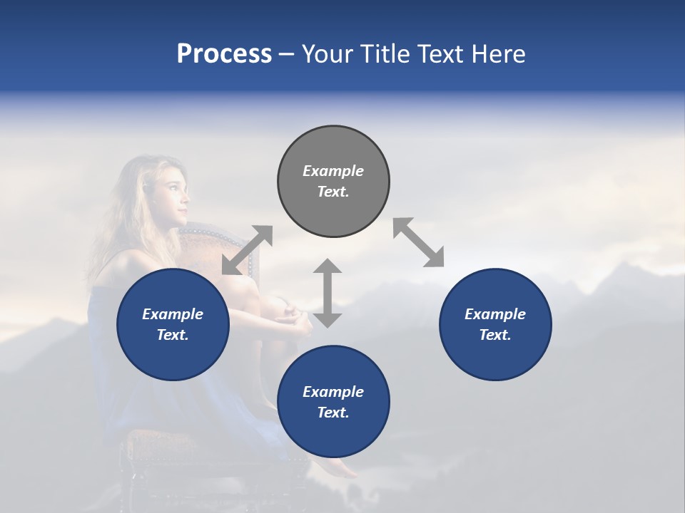 Fashion Outdoor Mountain PowerPoint Template