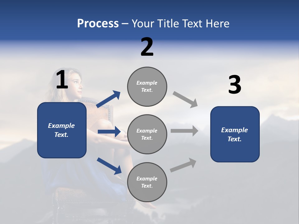 Fashion Outdoor Mountain PowerPoint Template