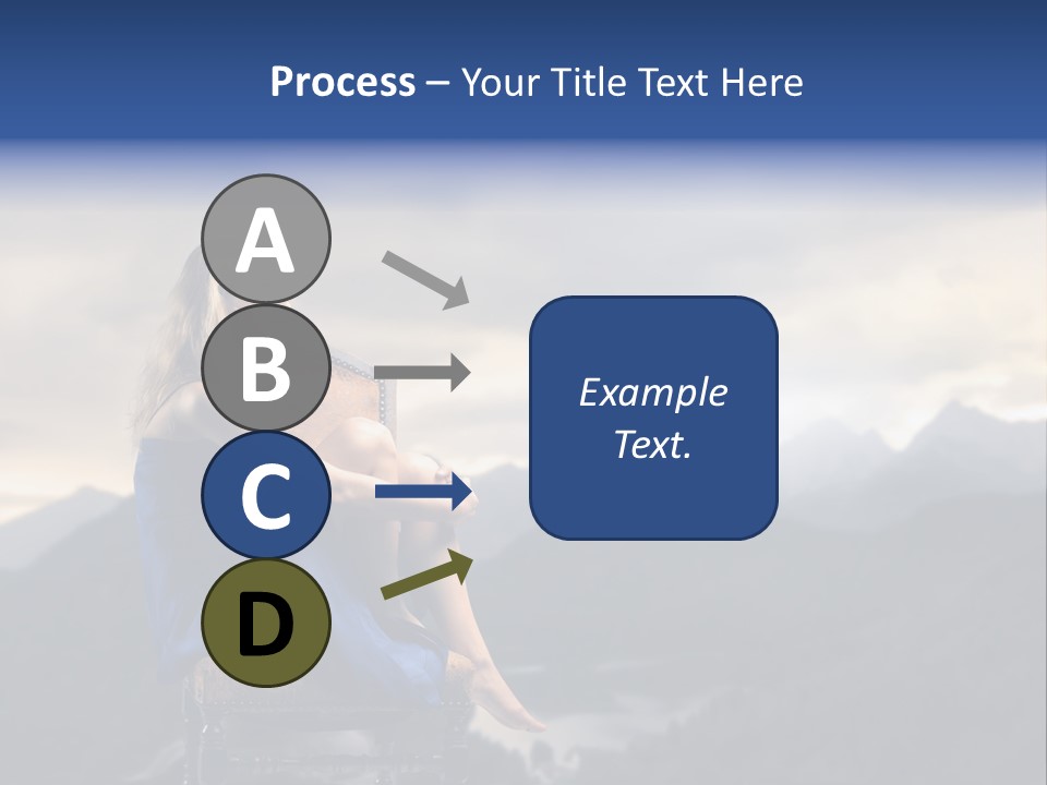 Fashion Outdoor Mountain PowerPoint Template