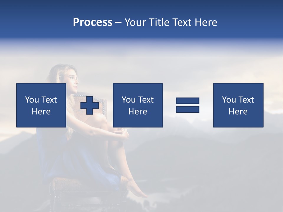 Fashion Outdoor Mountain PowerPoint Template