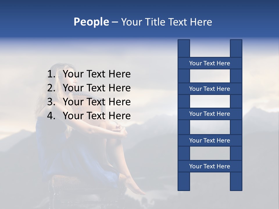 Fashion Outdoor Mountain PowerPoint Template