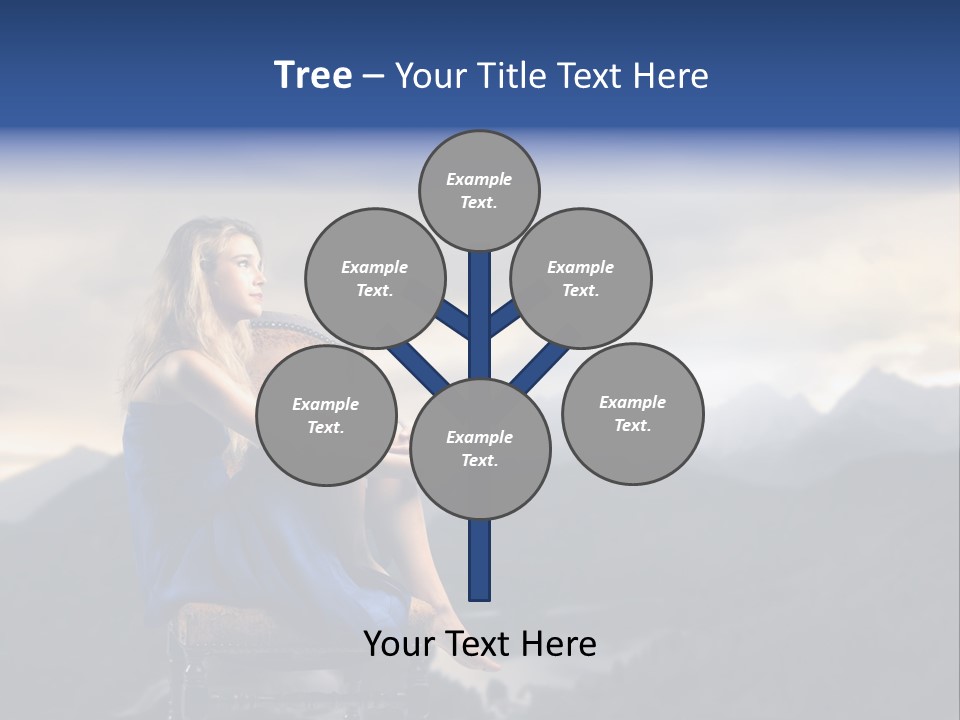 Fashion Outdoor Mountain PowerPoint Template