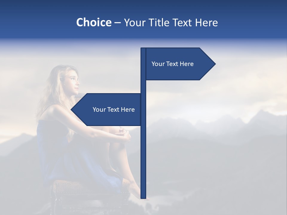 Fashion Outdoor Mountain PowerPoint Template