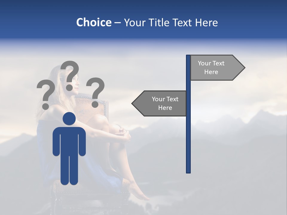 Fashion Outdoor Mountain PowerPoint Template