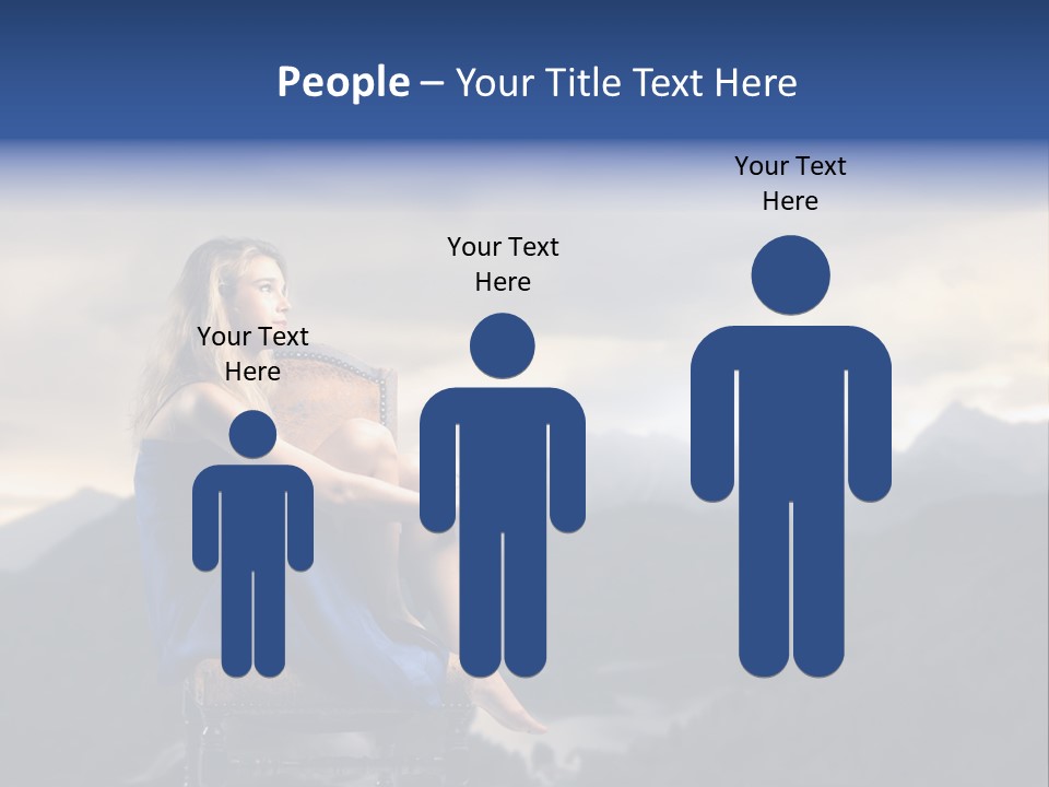 Fashion Outdoor Mountain PowerPoint Template