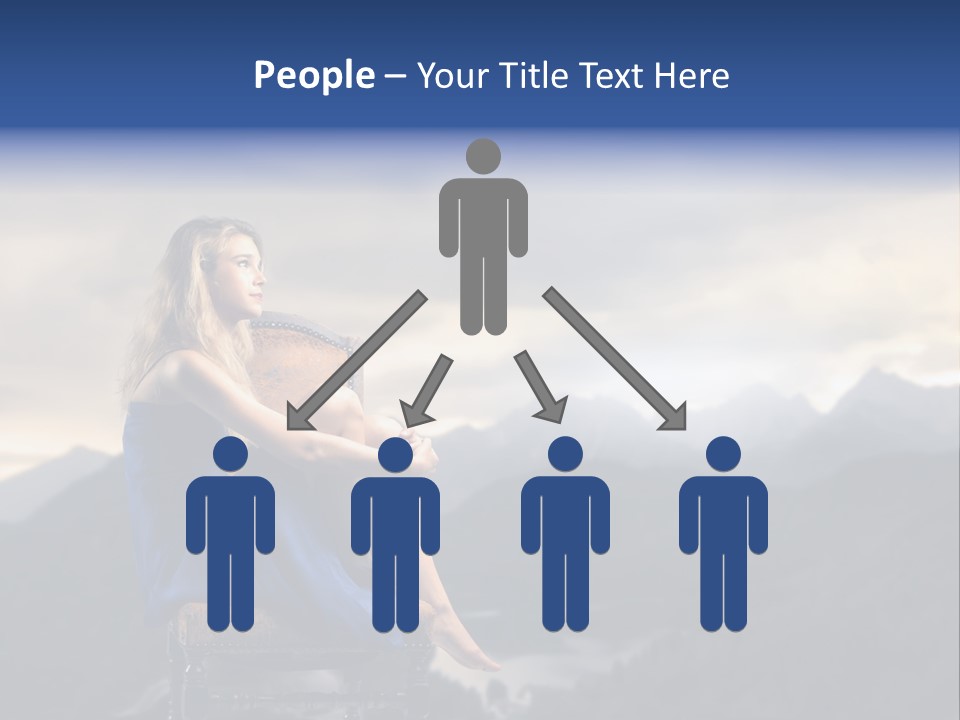 Fashion Outdoor Mountain PowerPoint Template