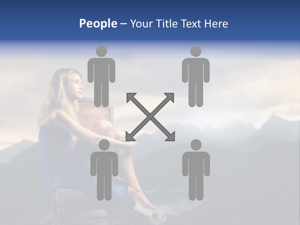 Fashion Outdoor Mountain PowerPoint Template