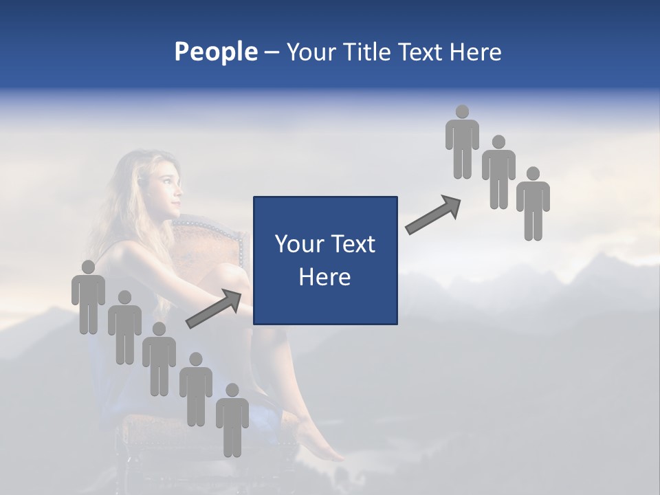 Fashion Outdoor Mountain PowerPoint Template