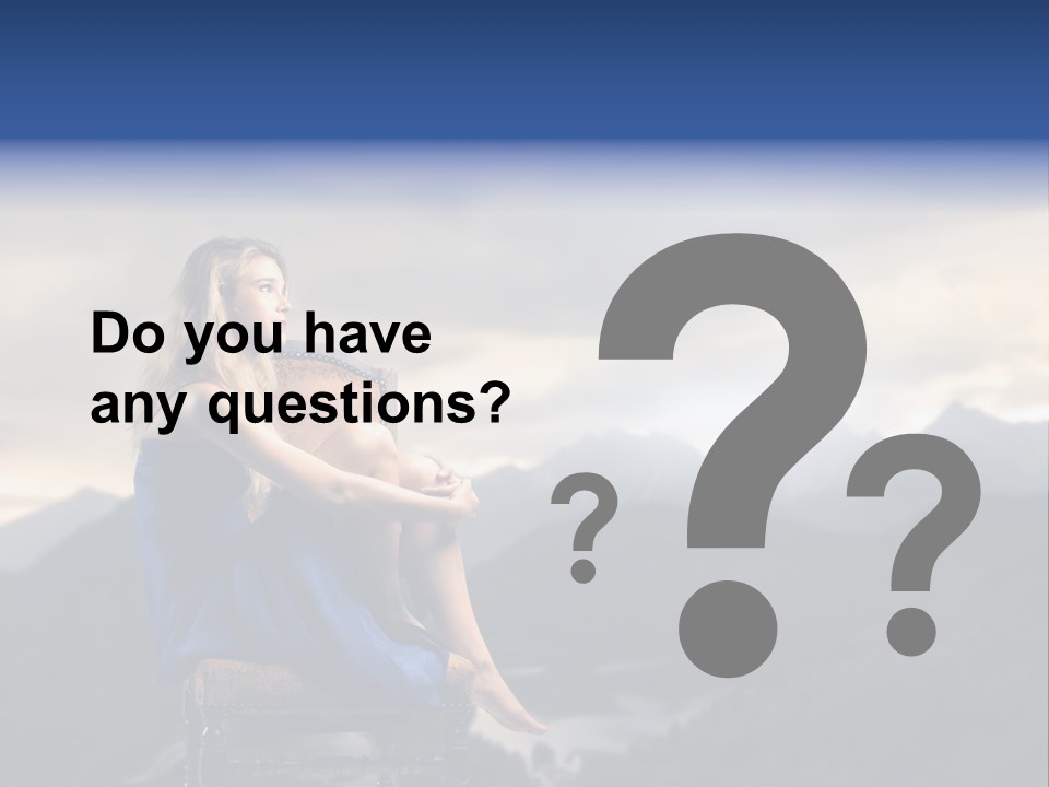 Fashion Outdoor Mountain PowerPoint Template