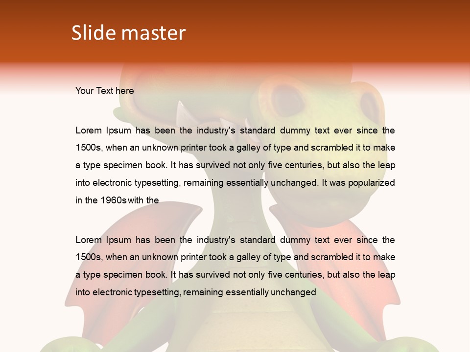 History Symbol Wing PowerPoint Template