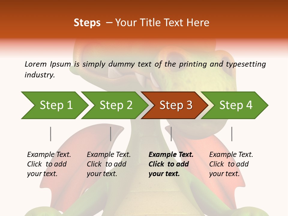 History Symbol Wing PowerPoint Template