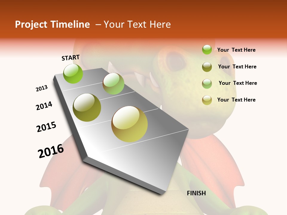 History Symbol Wing PowerPoint Template
