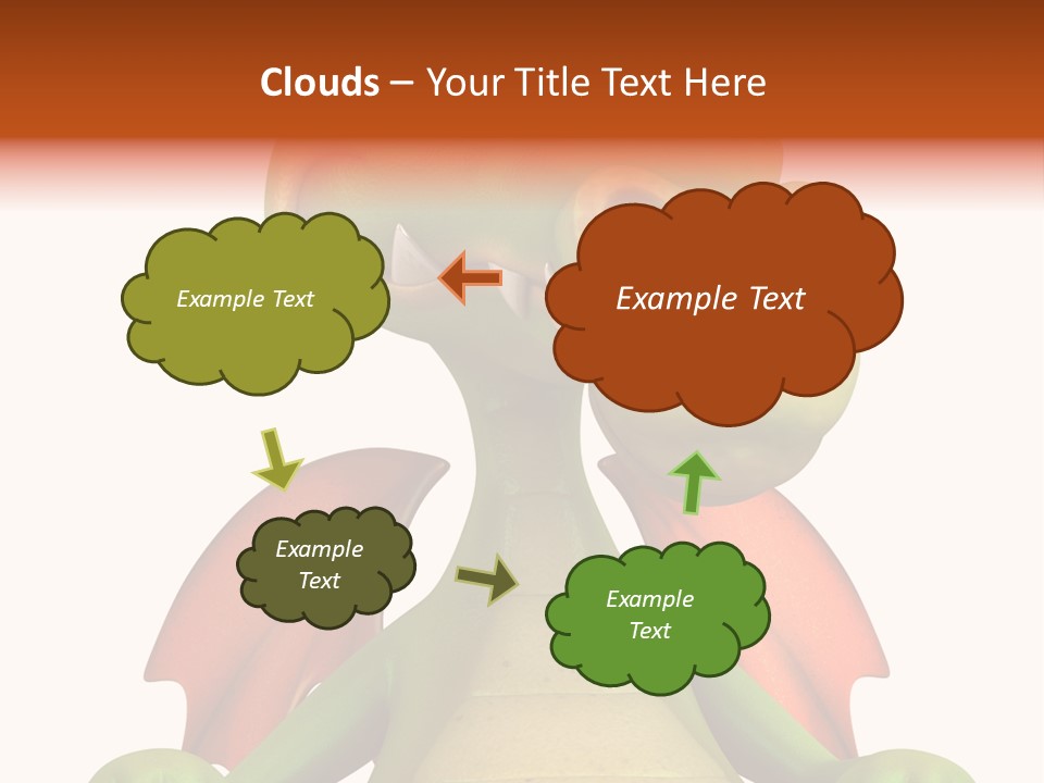 History Symbol Wing PowerPoint Template