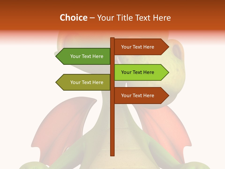 History Symbol Wing PowerPoint Template