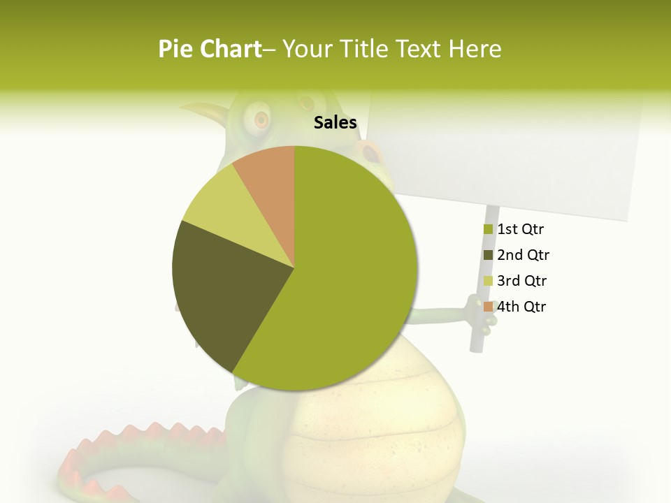 Mythology Dragon Character PowerPoint Template