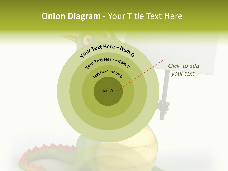 Mythology Dragon Character PowerPoint Template