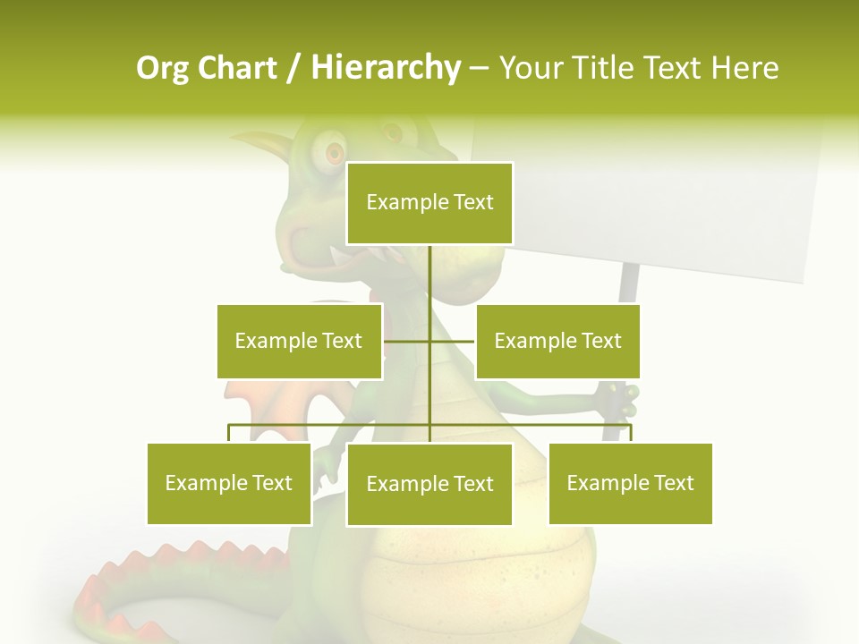 Mythology Dragon Character PowerPoint Template