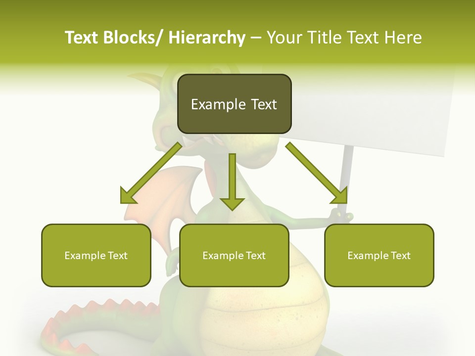 Mythology Dragon Character PowerPoint Template