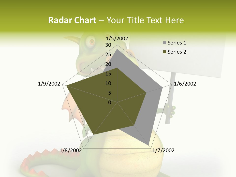 Mythology Dragon Character PowerPoint Template