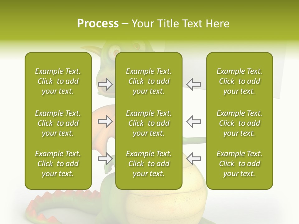 Mythology Dragon Character PowerPoint Template