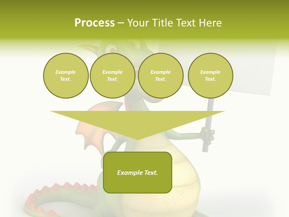 Mythology Dragon Character PowerPoint Template