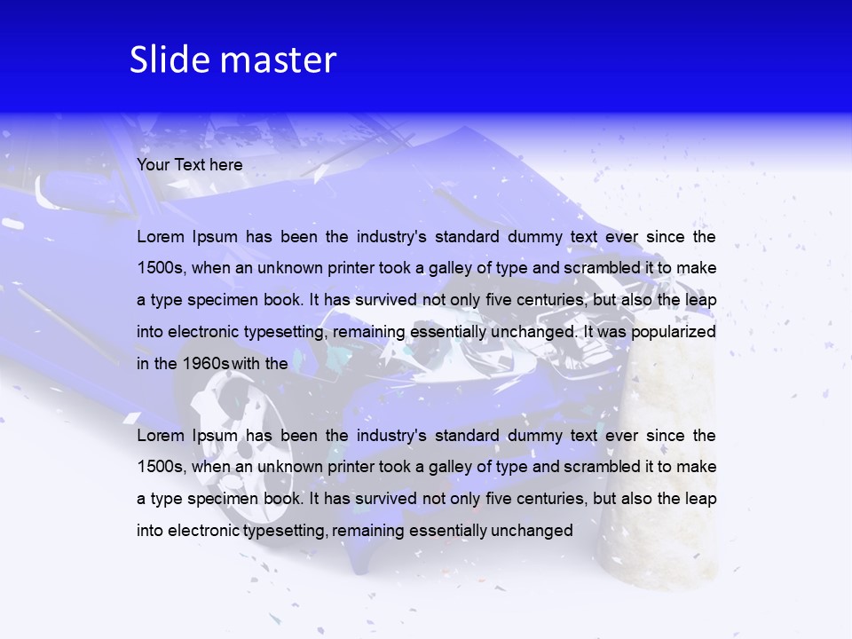 Problems Consequence Brake PowerPoint Template