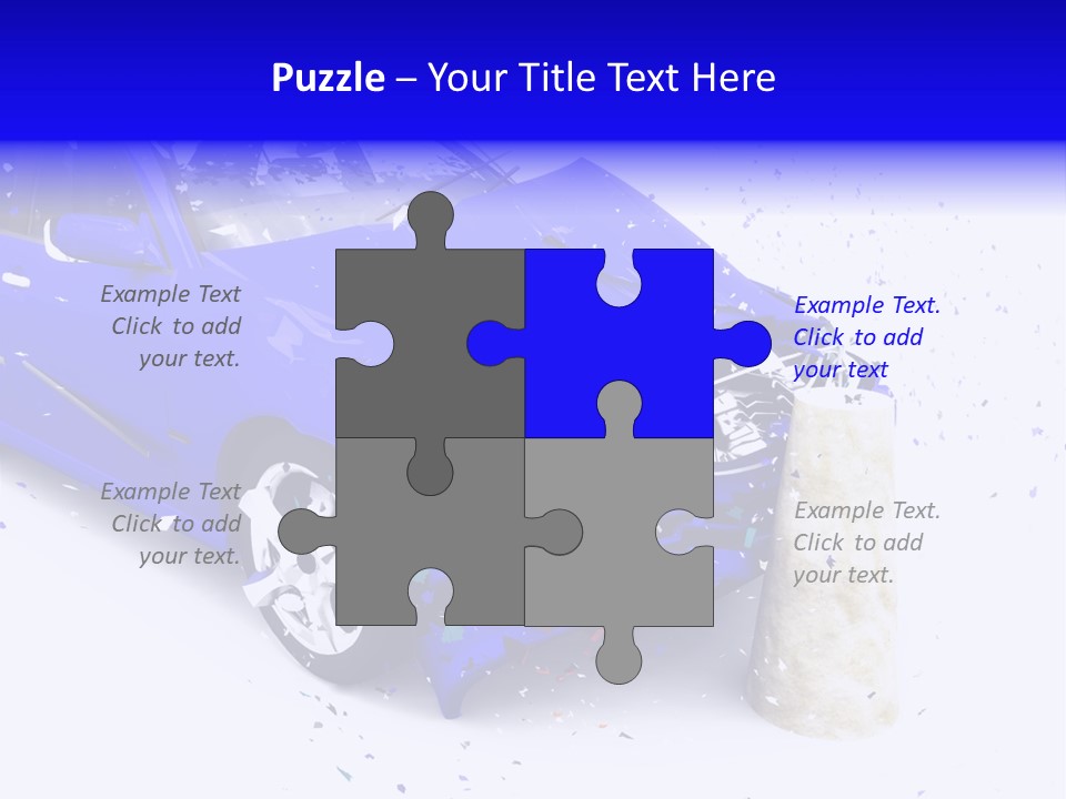 Problems Consequence Brake PowerPoint Template