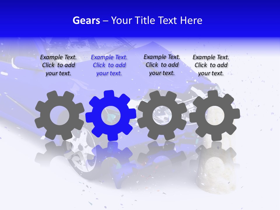 Problems Consequence Brake PowerPoint Template