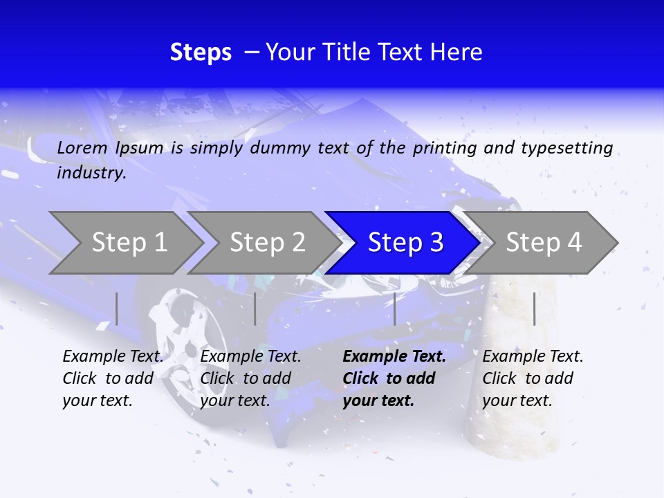 Problems Consequence Brake PowerPoint Template