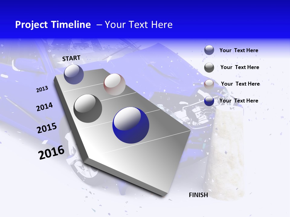 Problems Consequence Brake PowerPoint Template