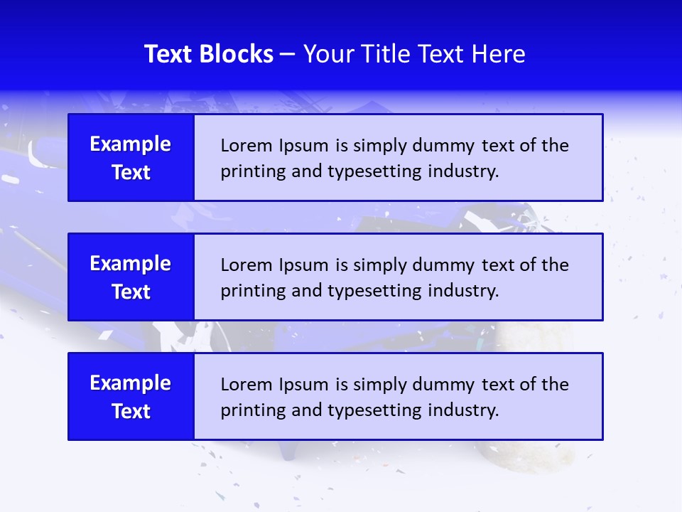 Problems Consequence Brake PowerPoint Template