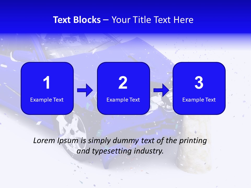 Problems Consequence Brake PowerPoint Template