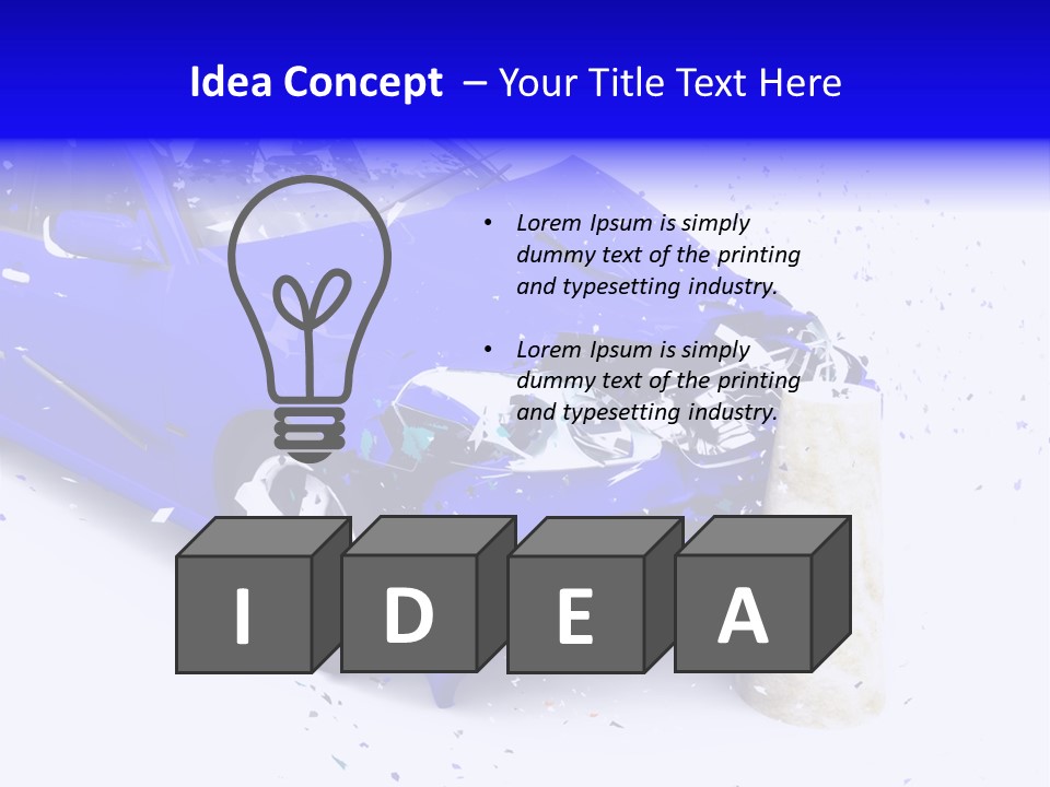 Problems Consequence Brake PowerPoint Template