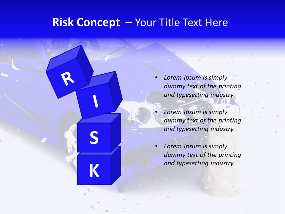 Problems Consequence Brake PowerPoint Template