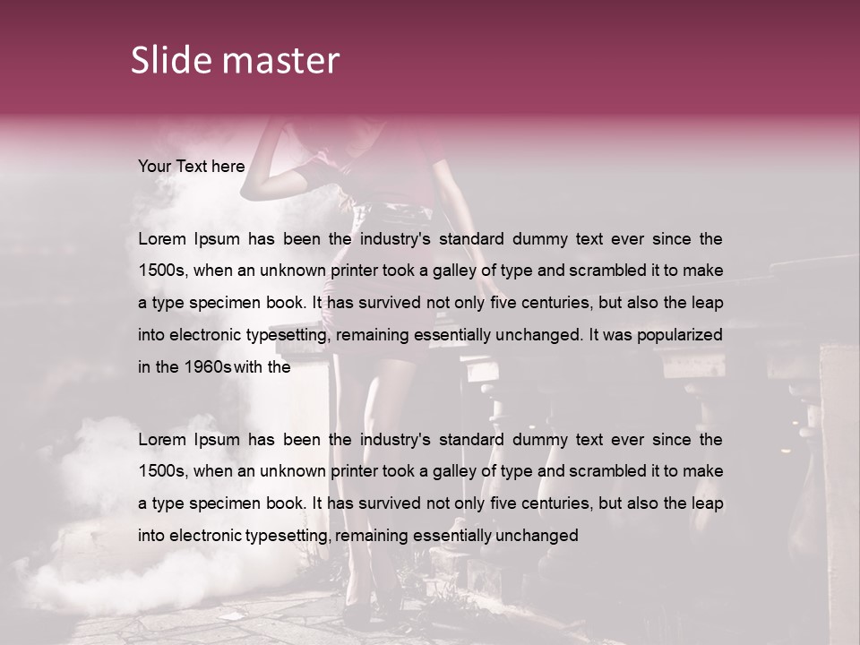 Single City Hair PowerPoint Template