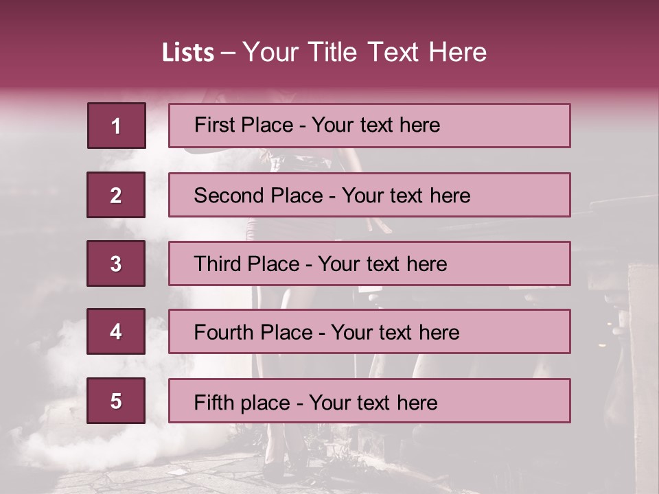 Single City Hair PowerPoint Template
