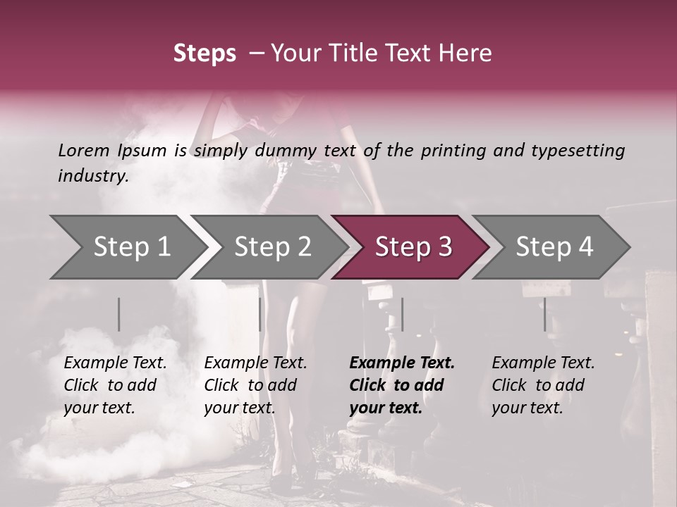 Single City Hair PowerPoint Template