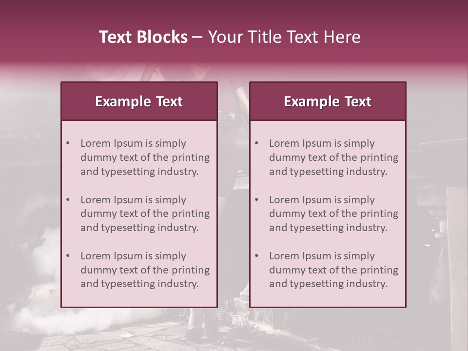 Single City Hair PowerPoint Template